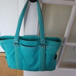 Vera Bradley laptop shoulder bag